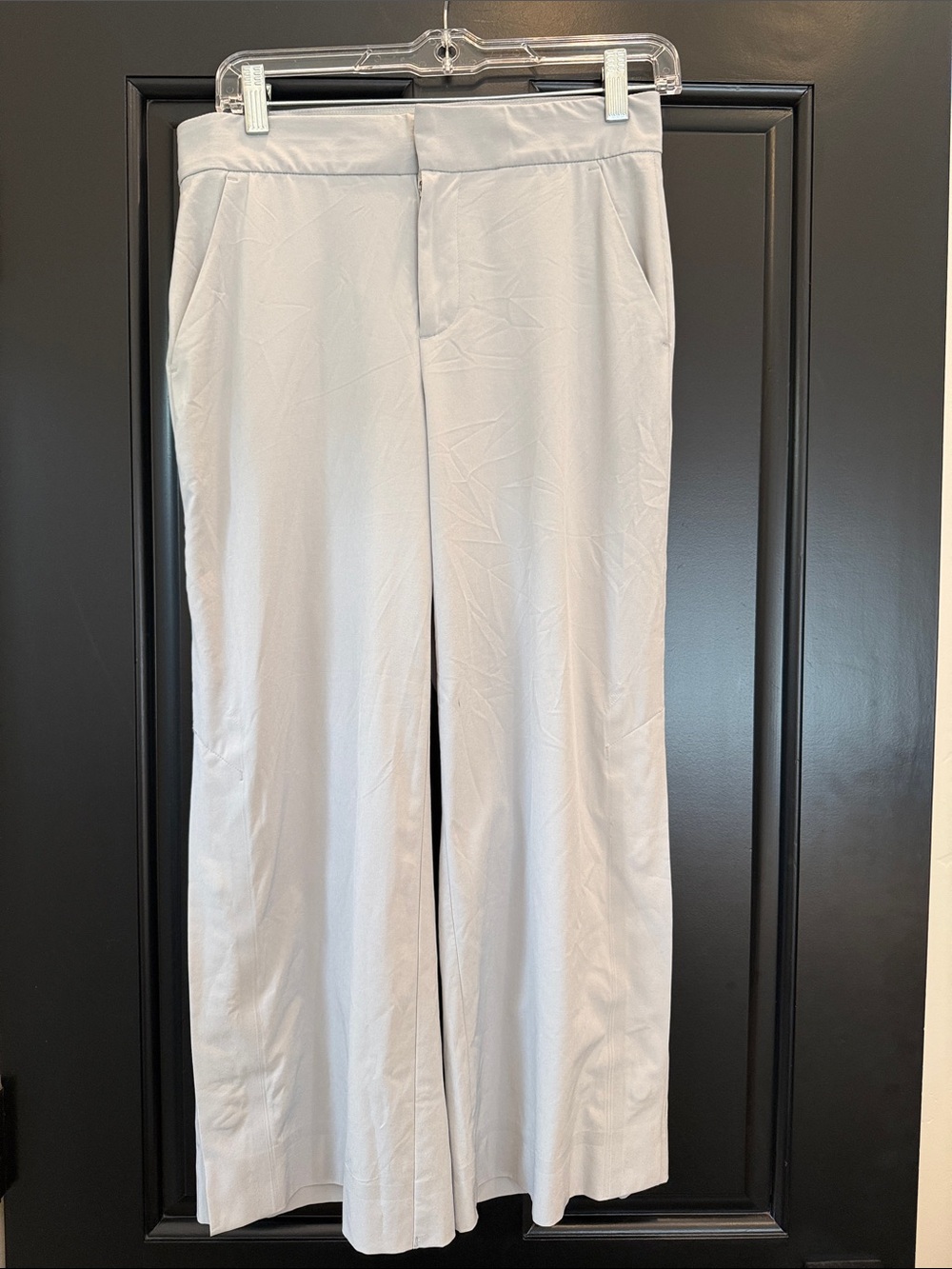 Athleta Light Gray women's  Dress Pants - Straight Leg